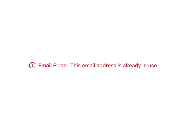 Error preview