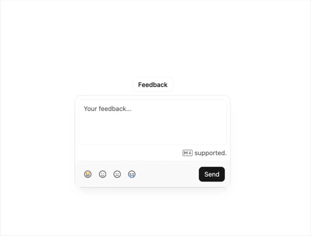 Feedback preview