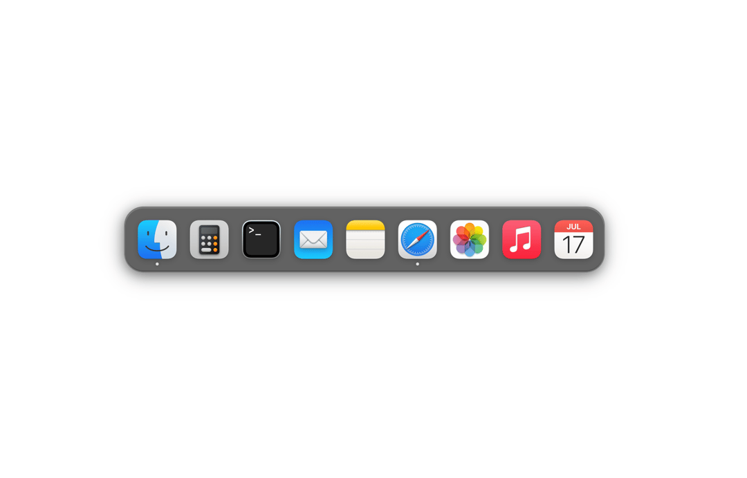 macOS Dock preview