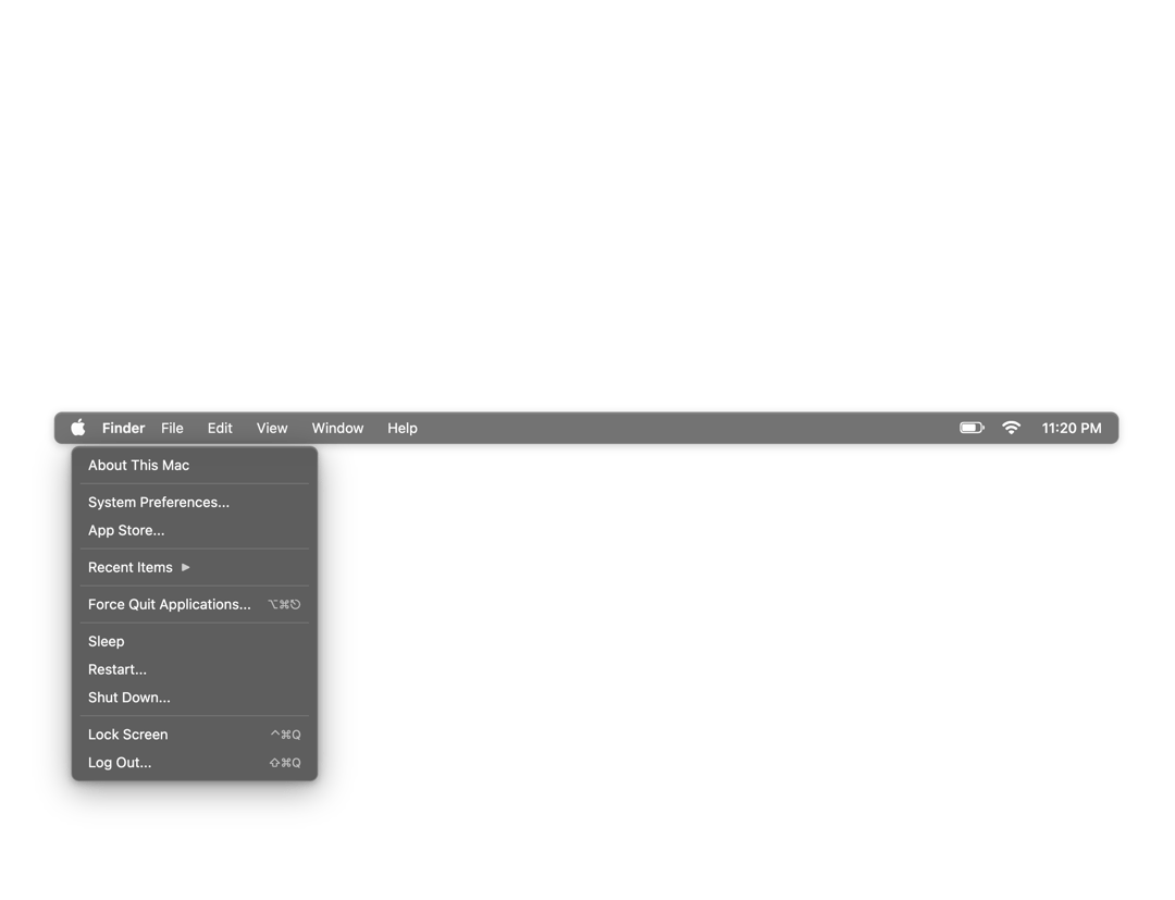 MacOS Menu Bar preview