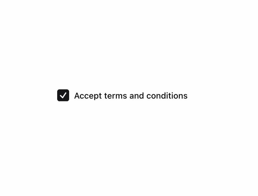 Radix Checkbox preview