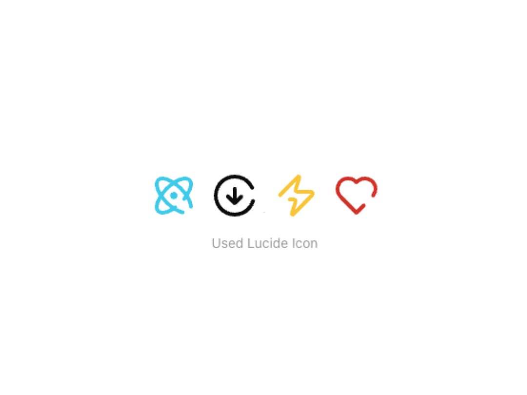 Lucide Icon Drawer preview