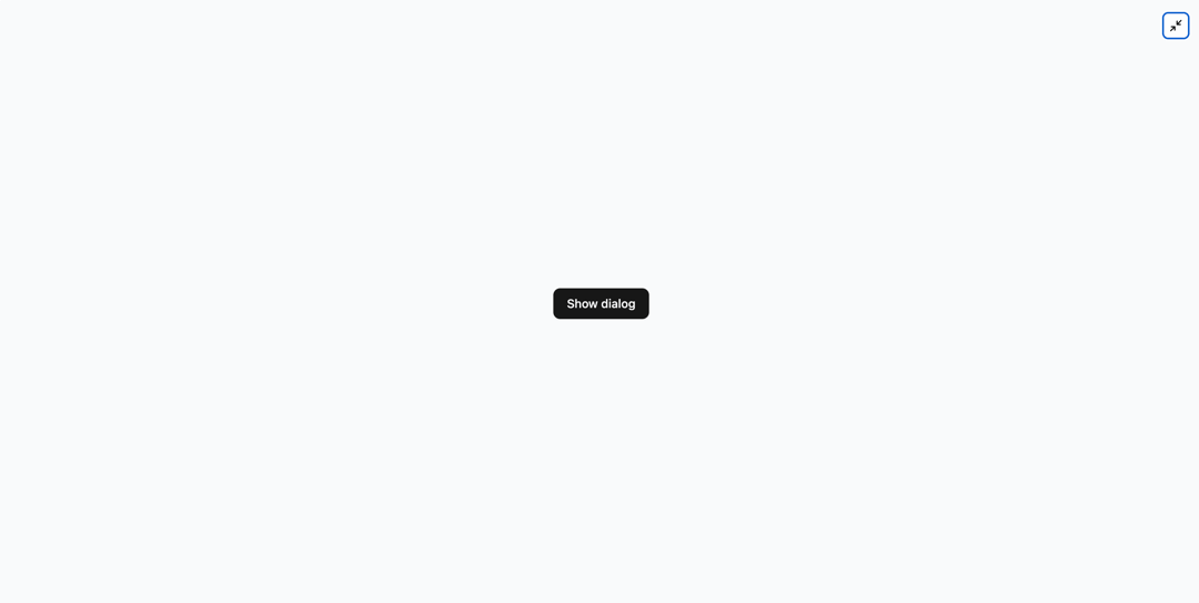 Info Dialog preview