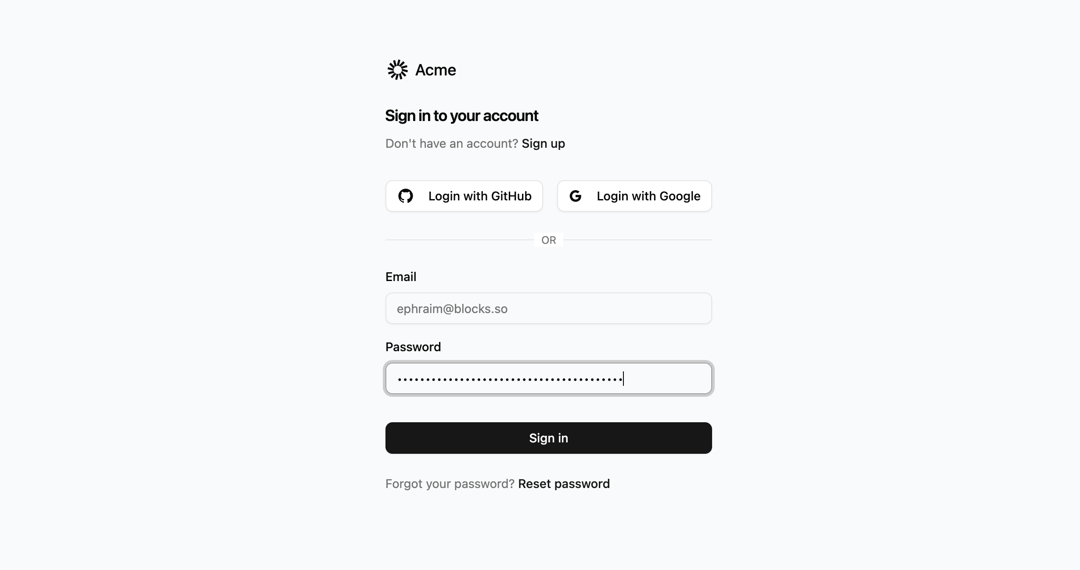 login preview