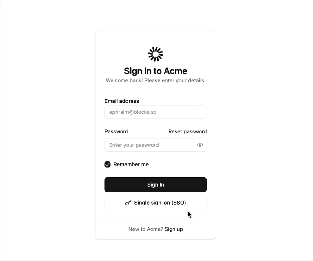 Login & Signup preview