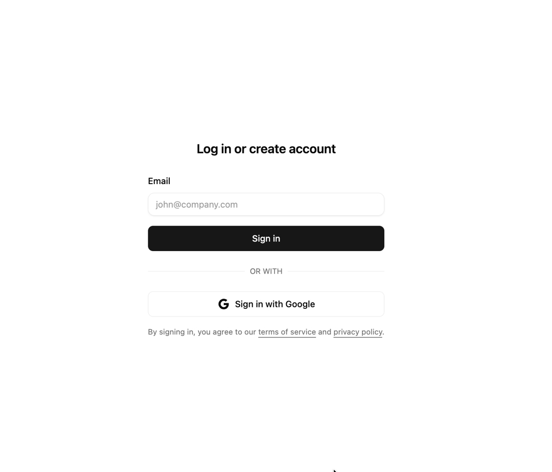 Login & Signup preview