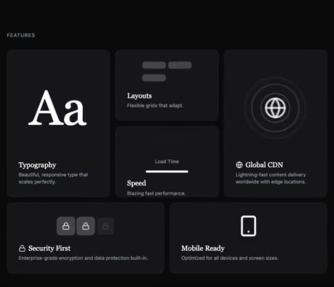 bento grid 01 preview