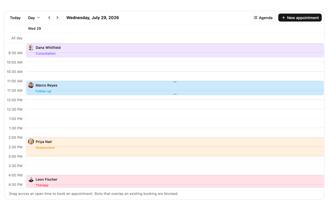 ReUI Event Calendar preview