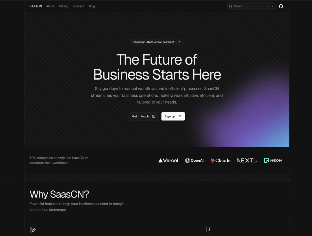 SaasCN preview