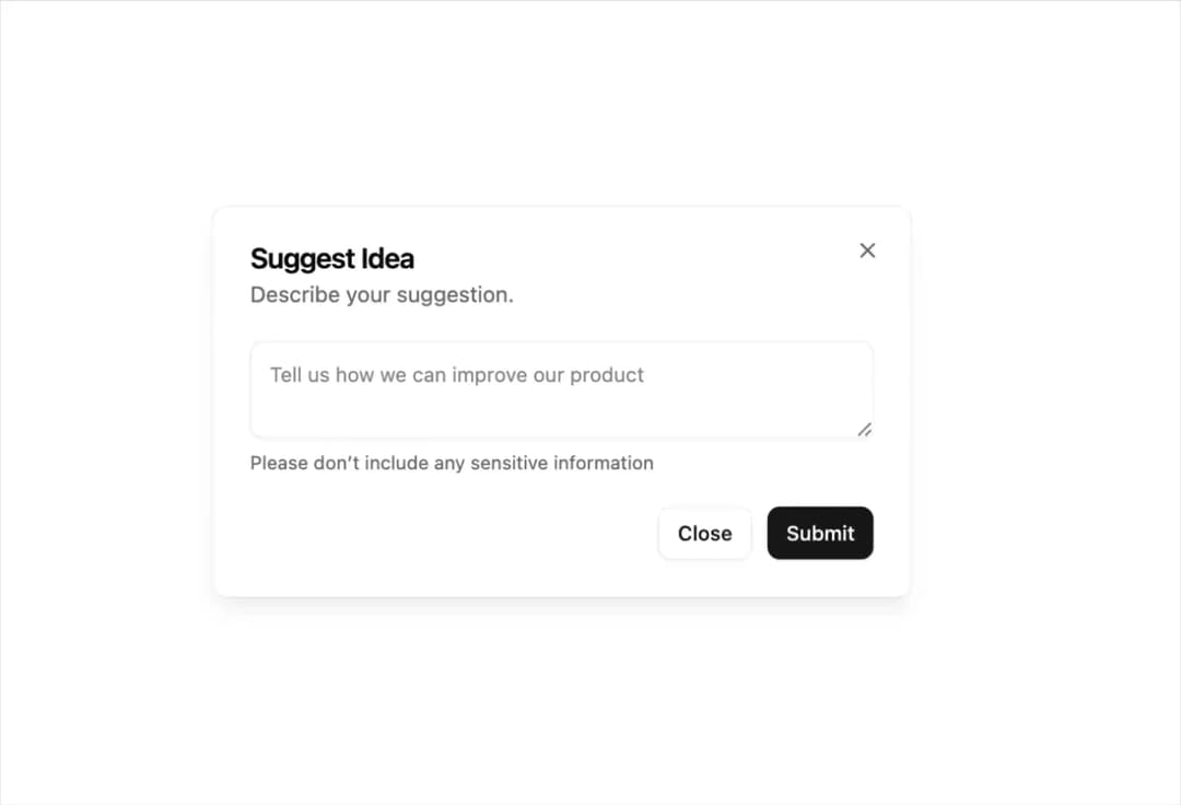 Dialog preview
