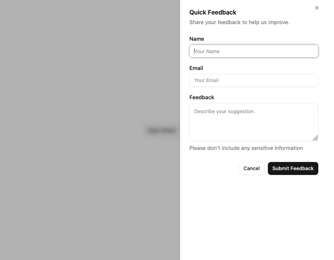 Sheet preview