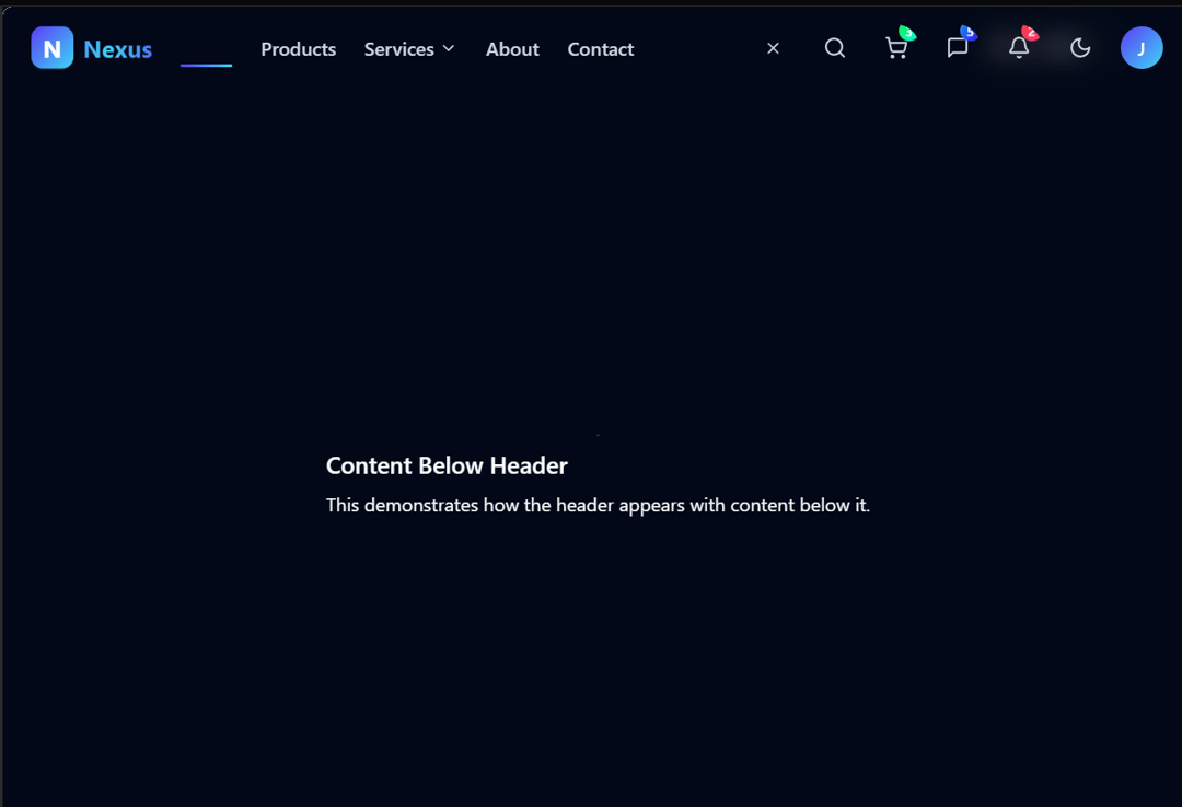 amazing-header preview