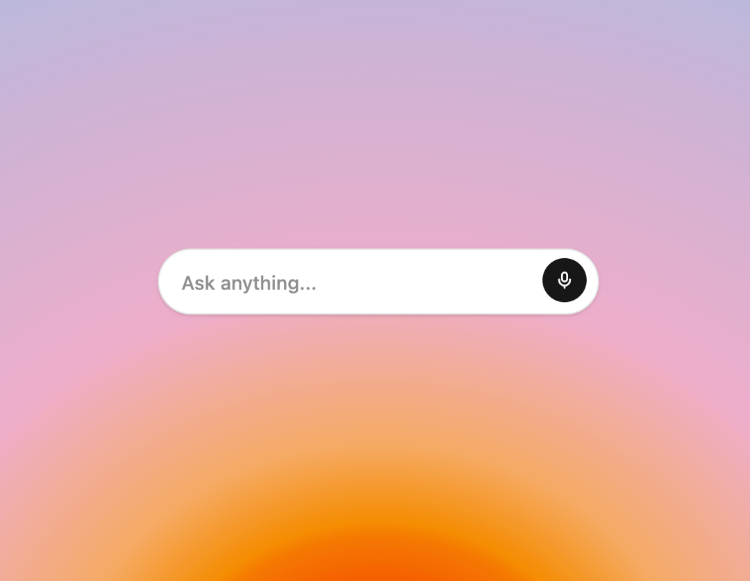 Ai chat input preview