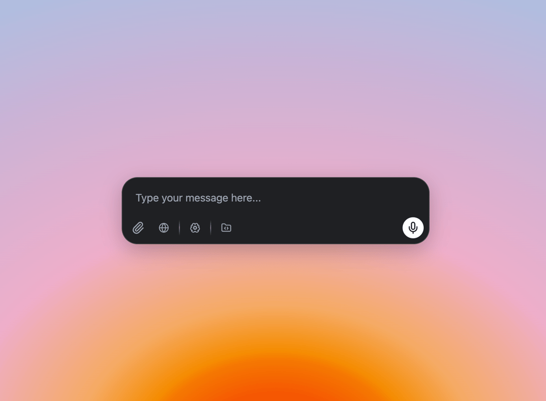 AI prompt Box preview