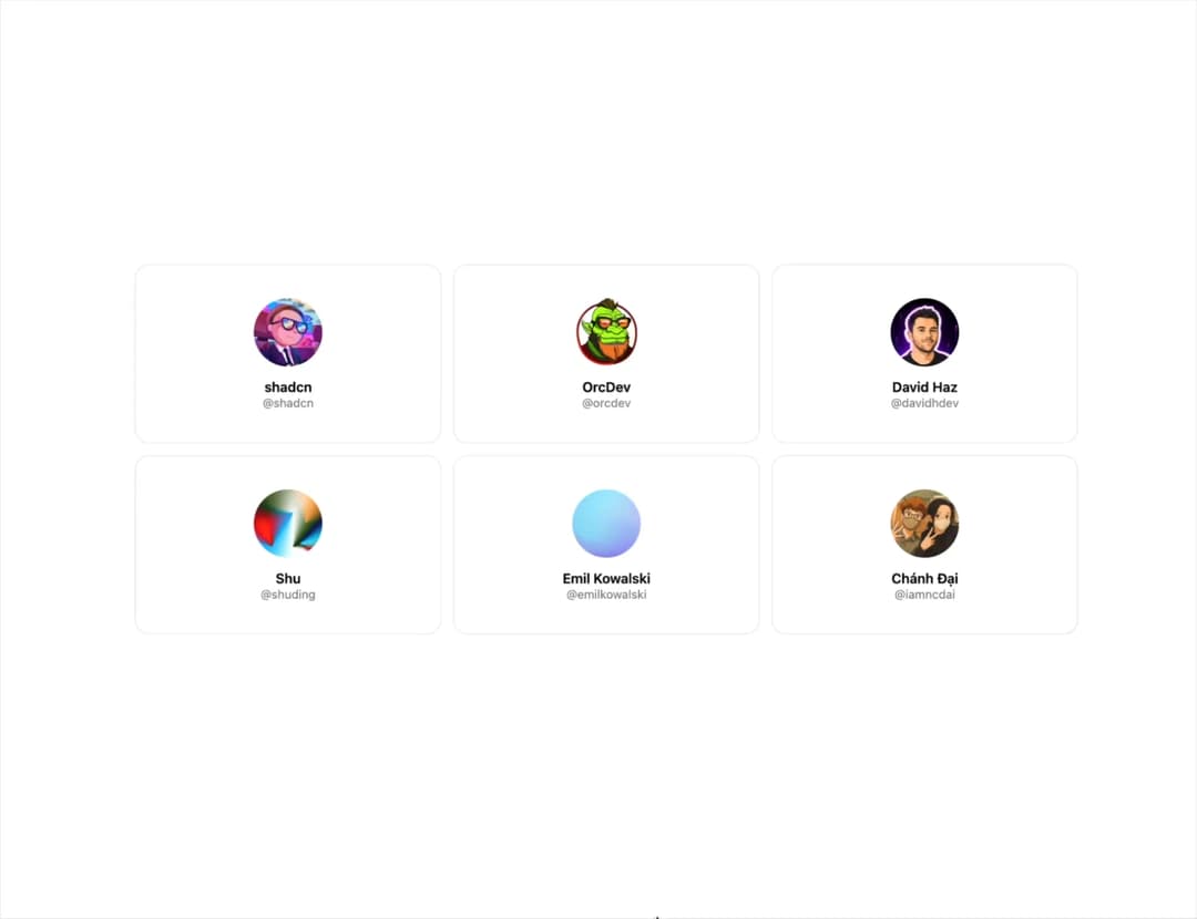 Glow Card Grid preview