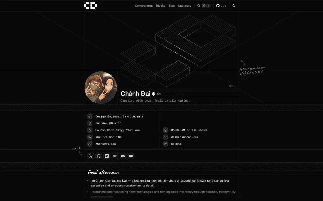 Chanh Dai Portfolio preview