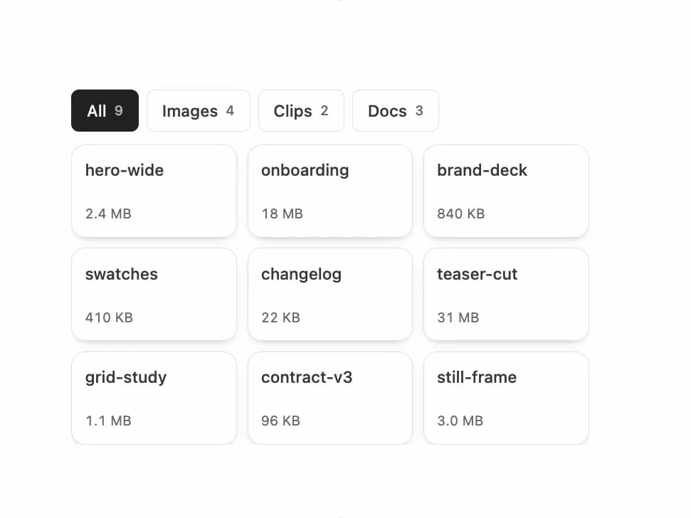 Filter Grid preview
