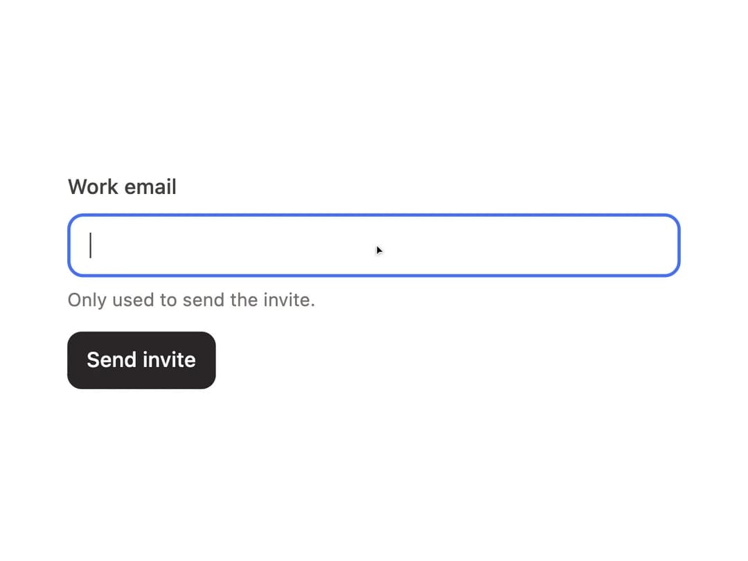 Inline Validation preview