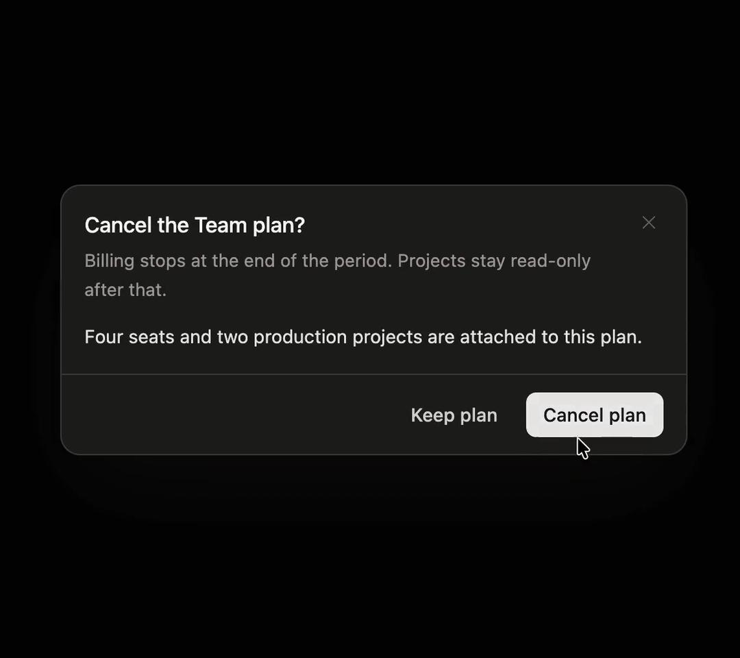 Modal preview