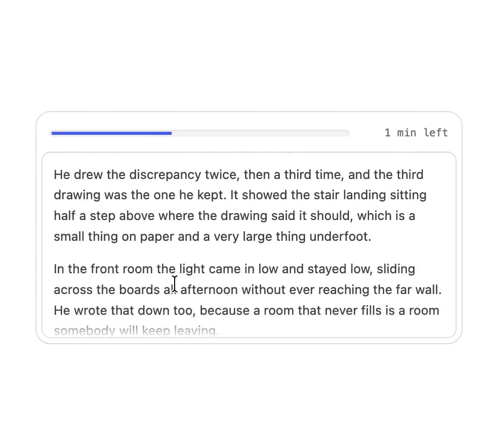 Reading Progress preview