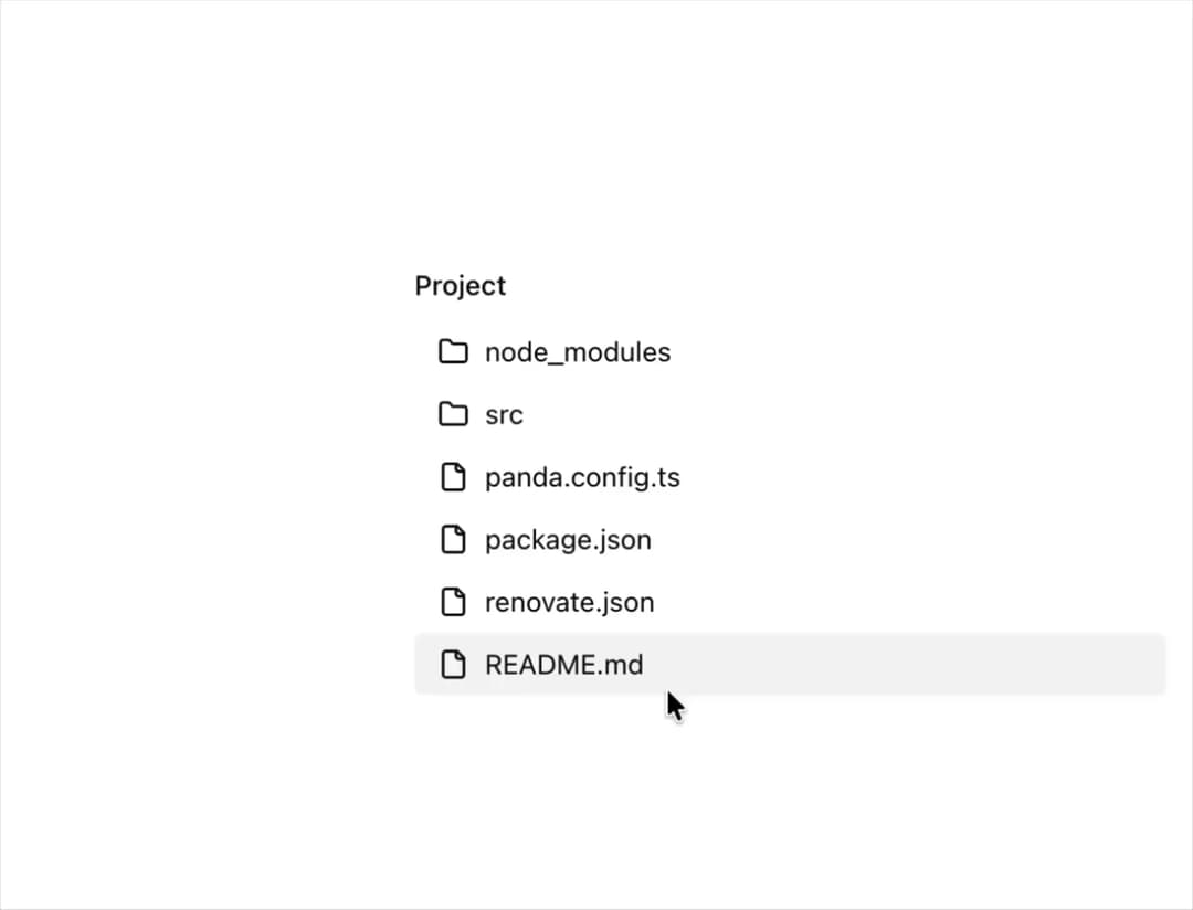 Tree Folder structure preview