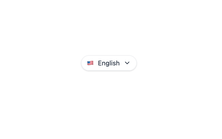 Language Selector Dropdown preview