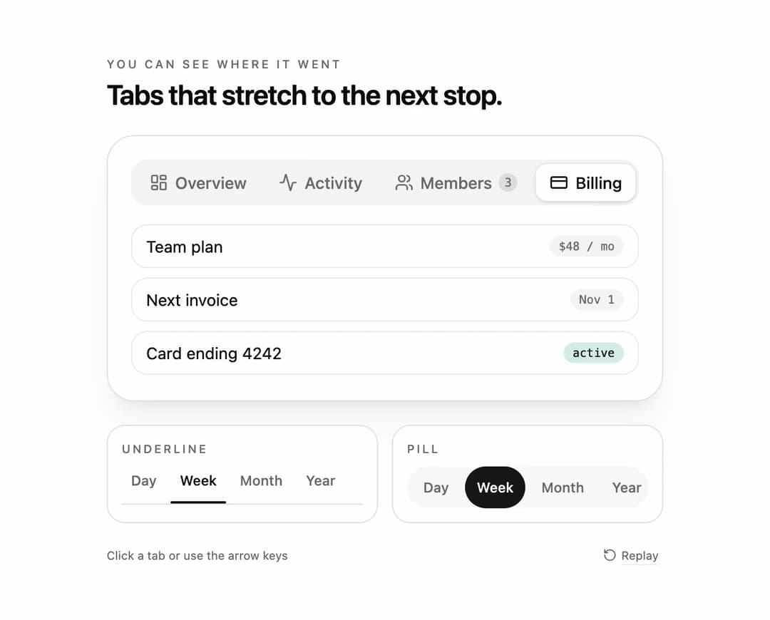 Stretch Tabs preview