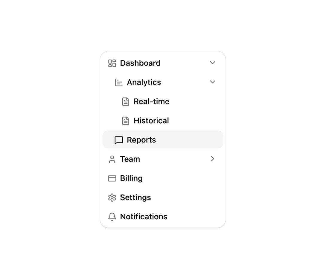 Multi-level Collapsible Menu preview