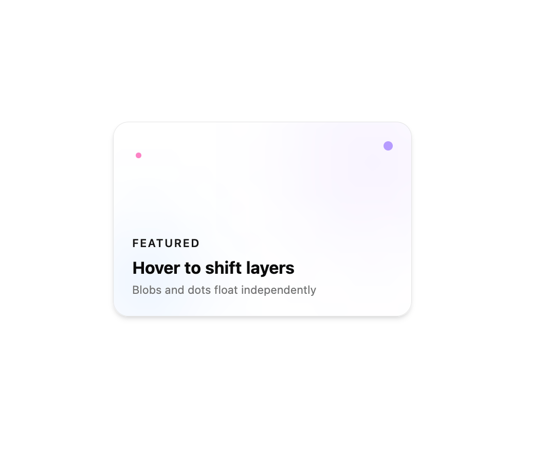 Parallax Floating preview
