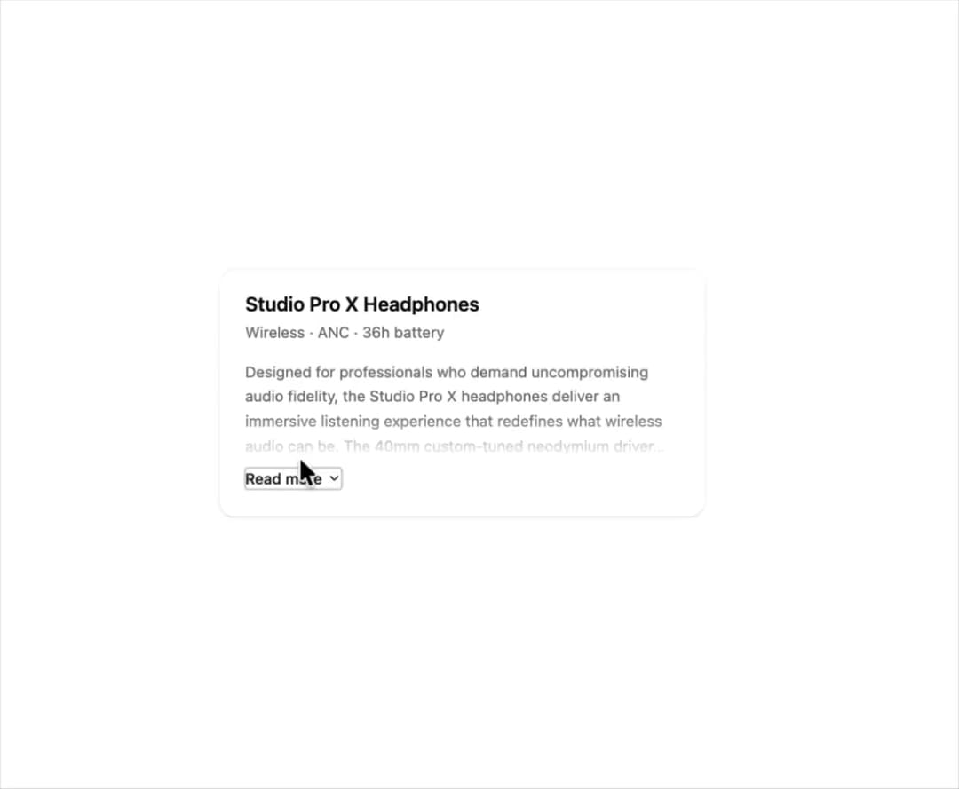 Read More Content Expander preview