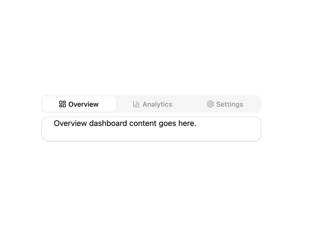 Tabs with Icons preview