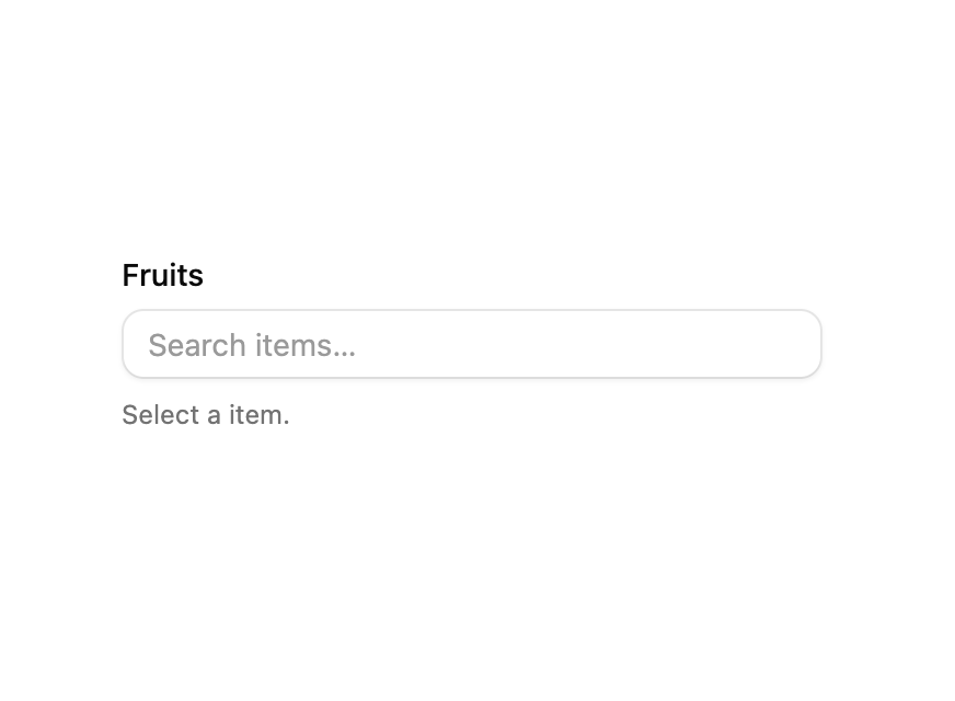 Autocomplete Field preview