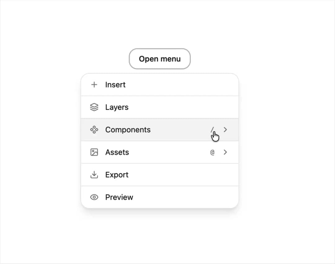 Drill-down Submenu Dropdown preview