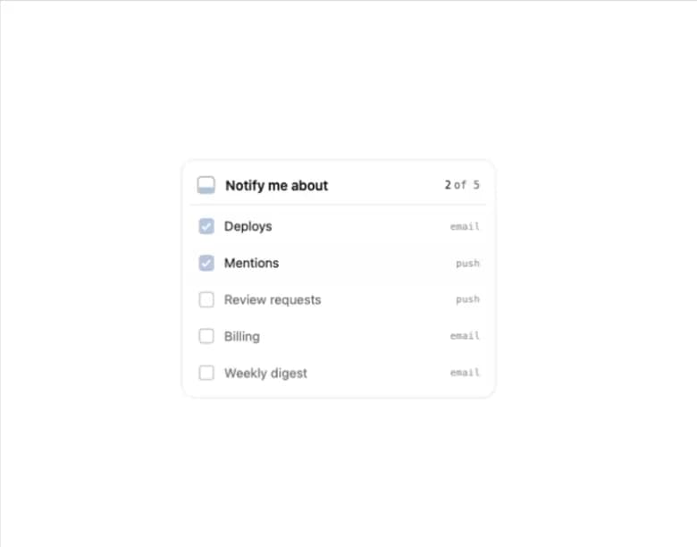 Fraction Checkbox preview