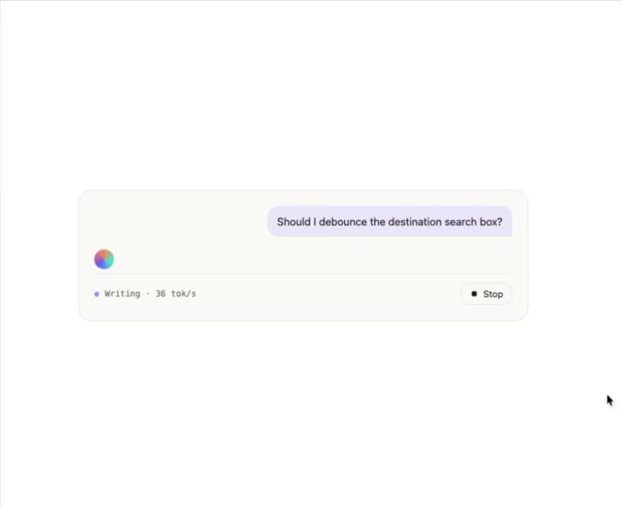 Stream Reply preview