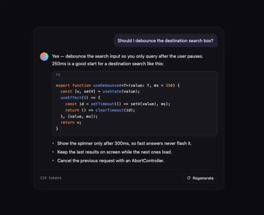 Stream Reply preview