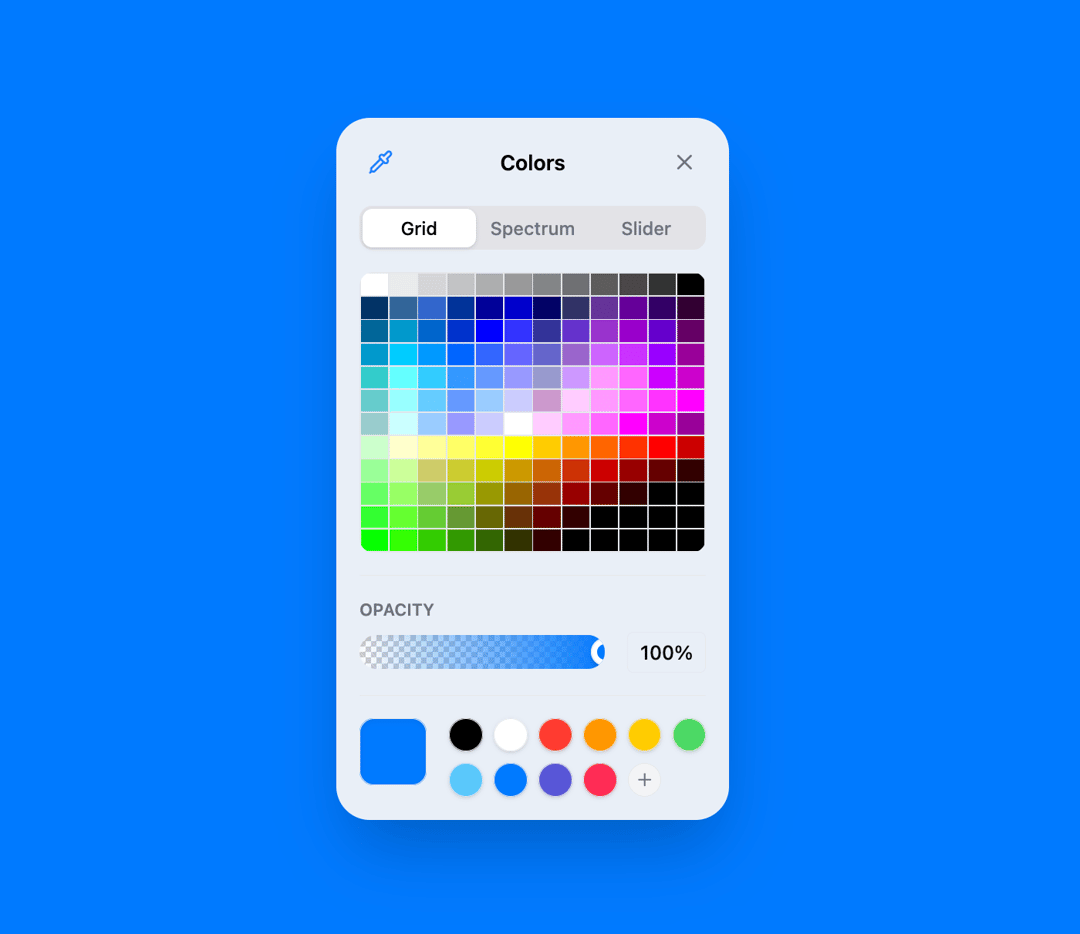 Apple Color Picker preview