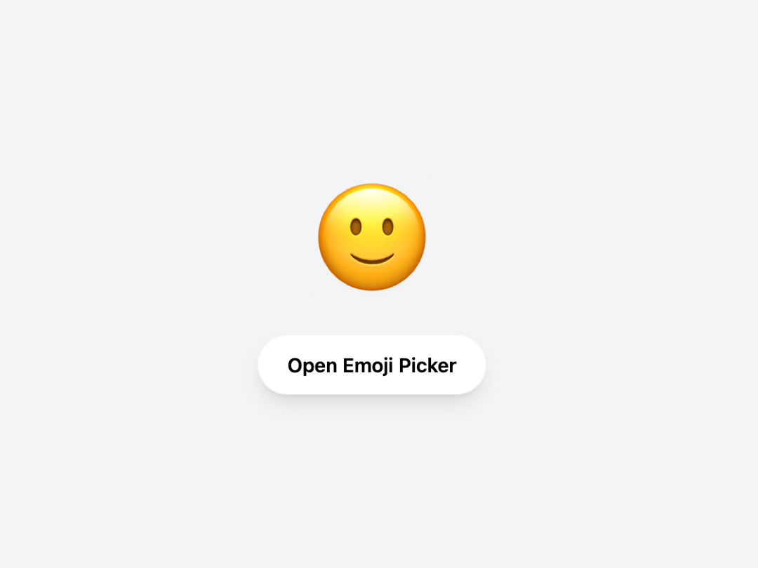 Apple Emoji Picker preview
