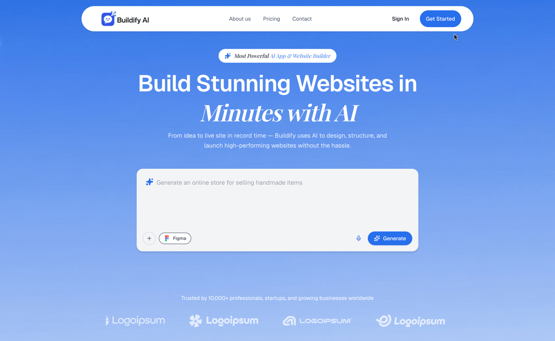 Buildify AI preview