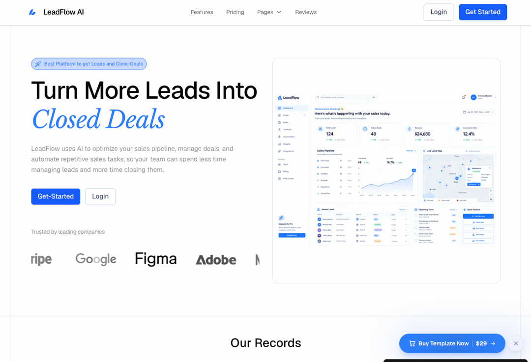 LeadFlow AI preview