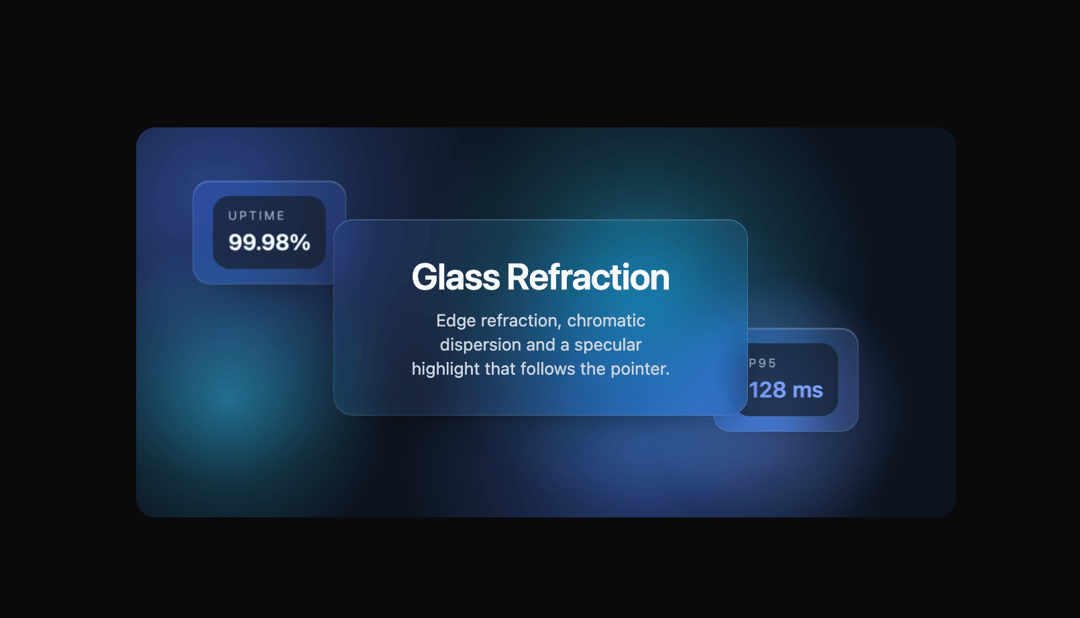 Glass Refraction Panel preview