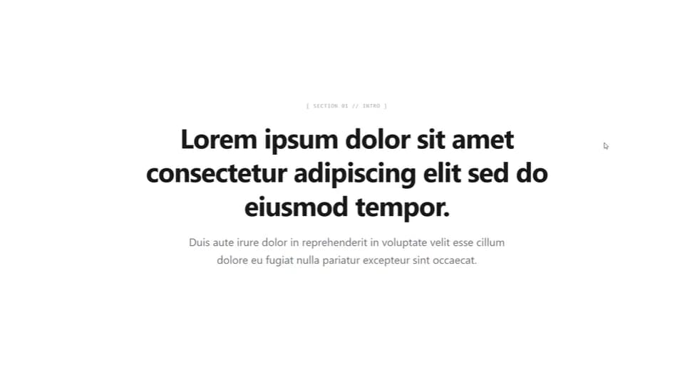 ImgText Reveal Scroll Animation preview