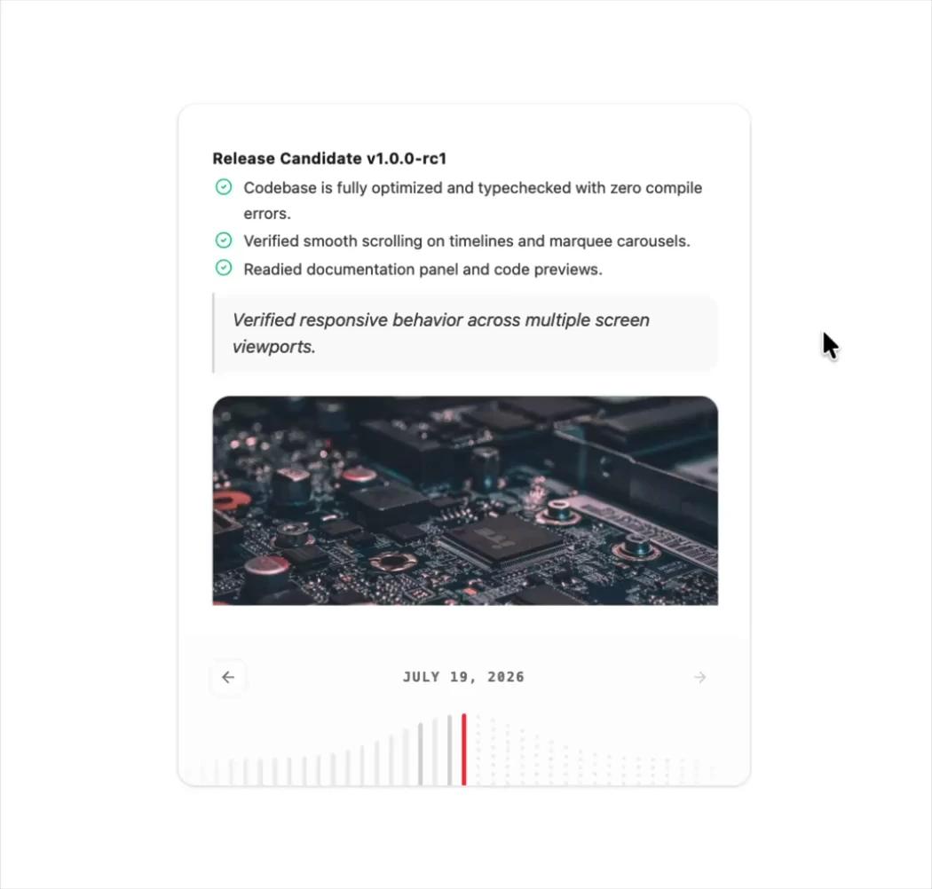 Great UI Revision Timeline preview