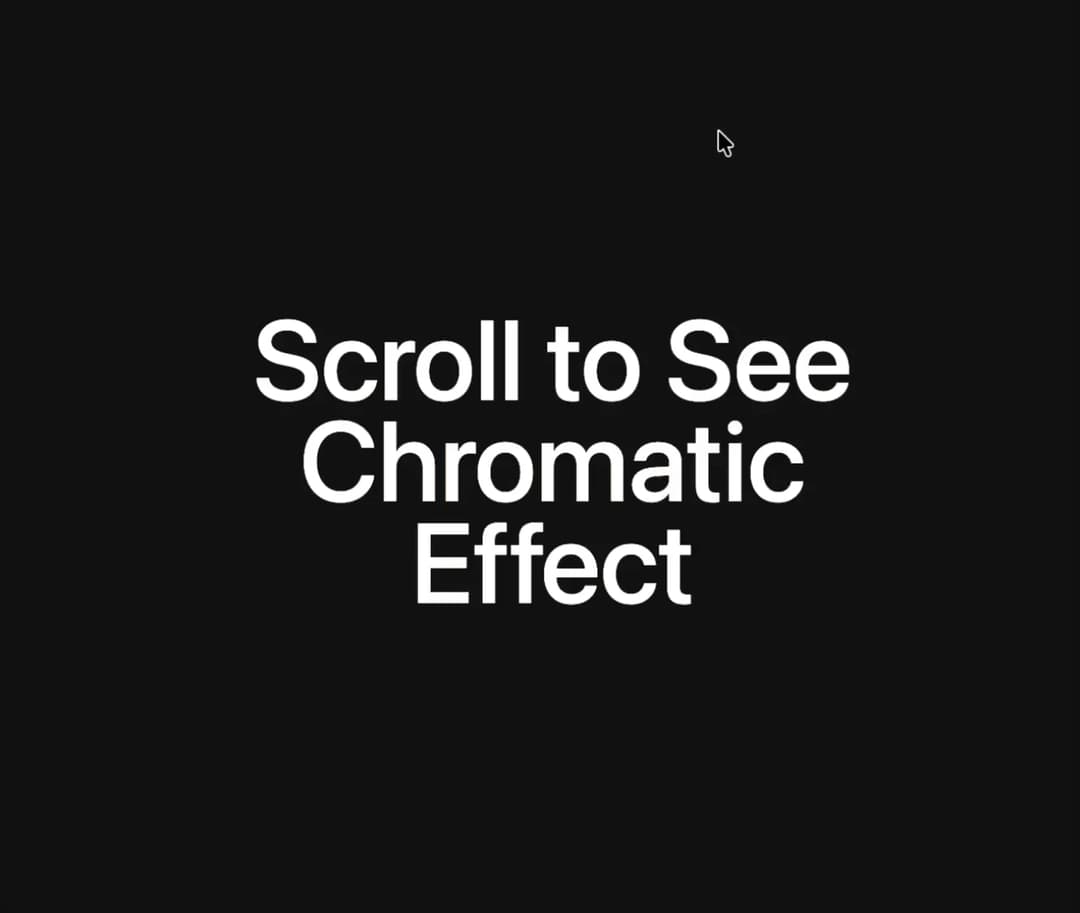 Chromatic Text preview