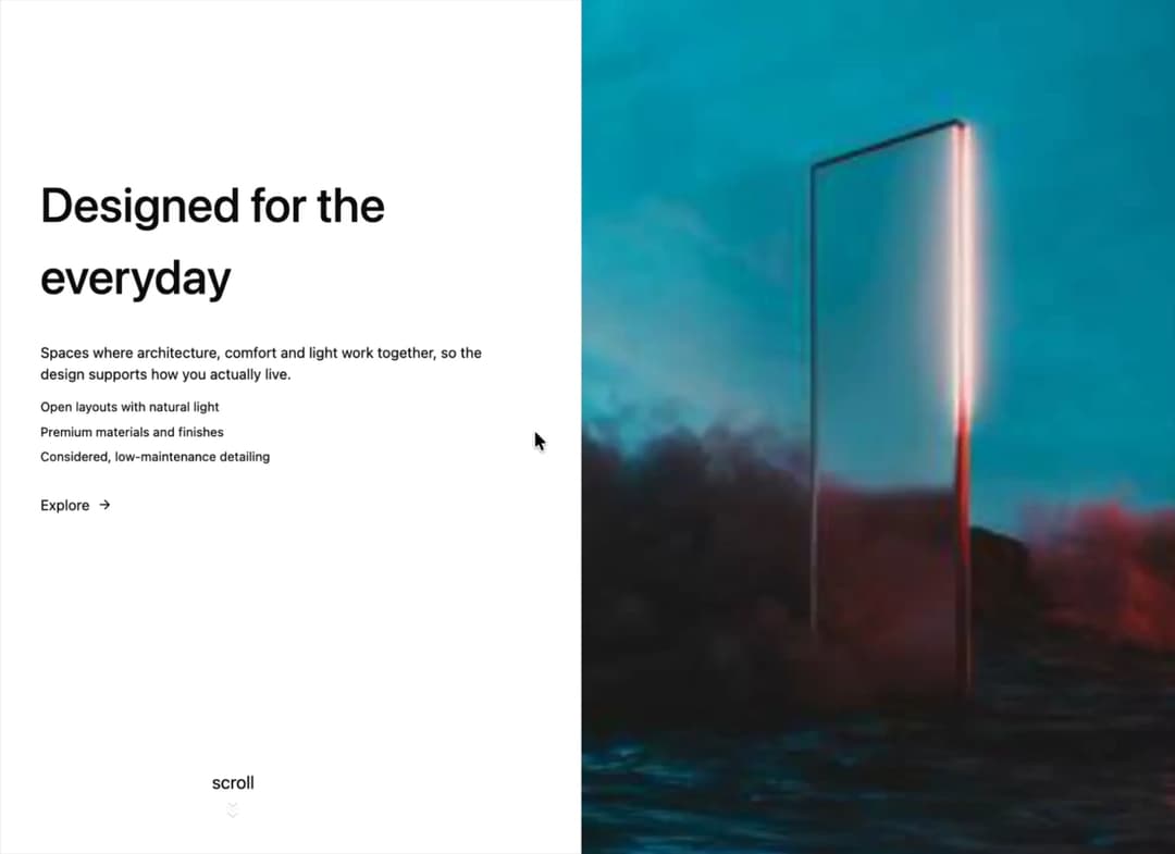 Sticky Content Wrapper preview