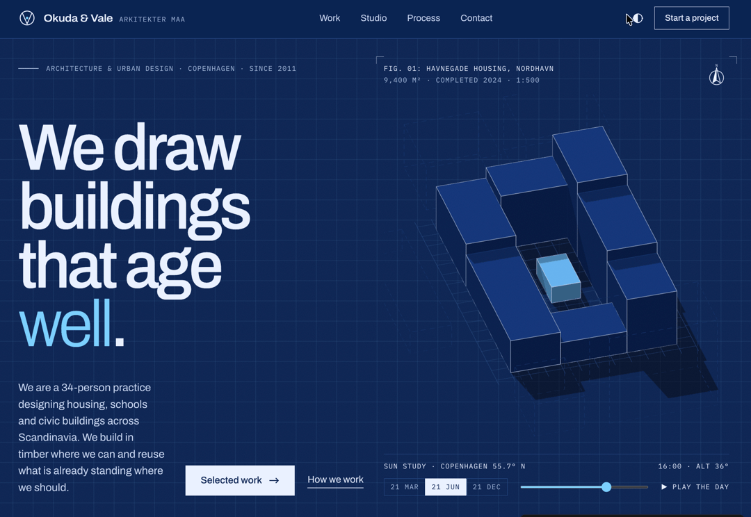 Okuda & Vale - Architecture Studio Template preview