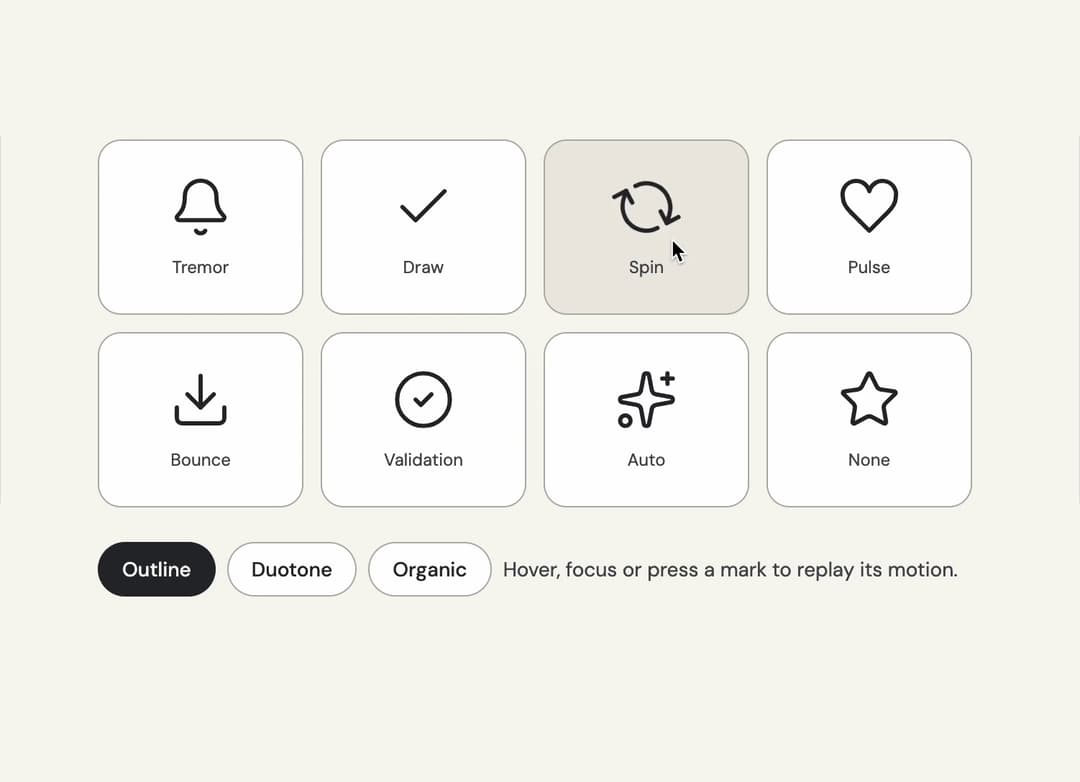 Animated Icon preview