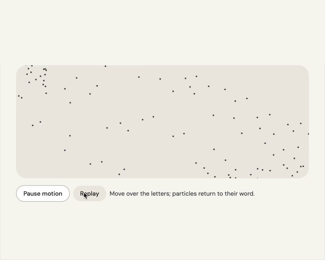Particle Text preview