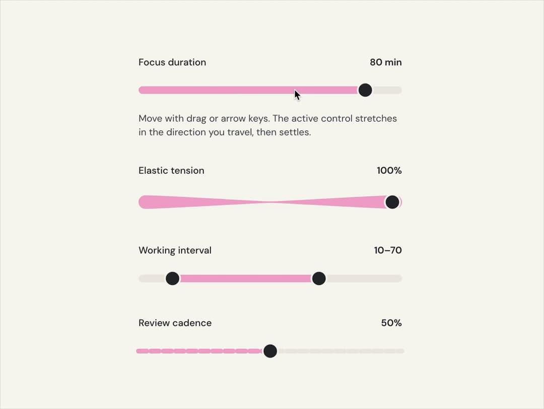 Slider preview