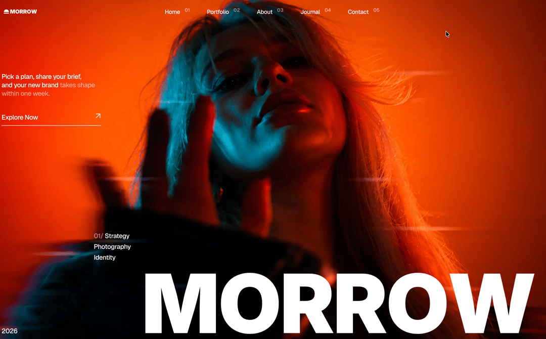 Morrow - Creative Agency Template preview